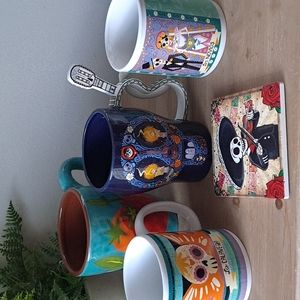 Mexican Inspired Mugs and Coaster